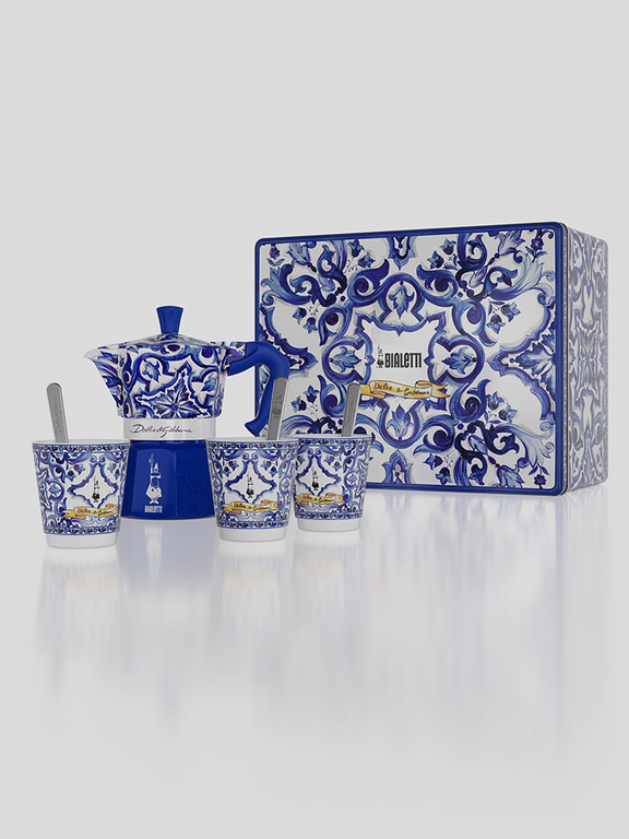 Limited edition BIALETTI DOLCE&GABBANA collaboration Blue