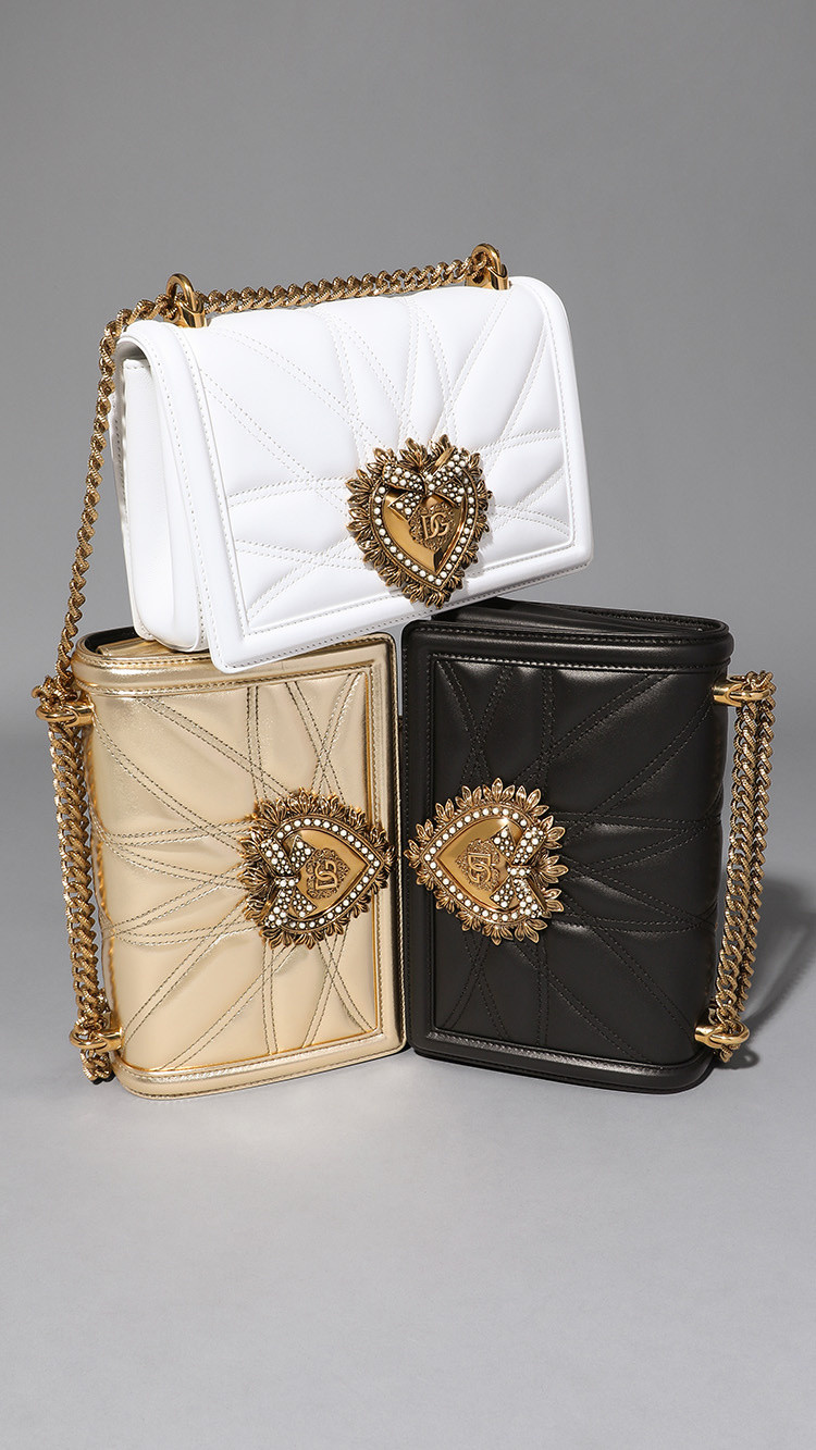 Dolce & Gabbana Mini Sacred Heart Embellished Dolce Bag