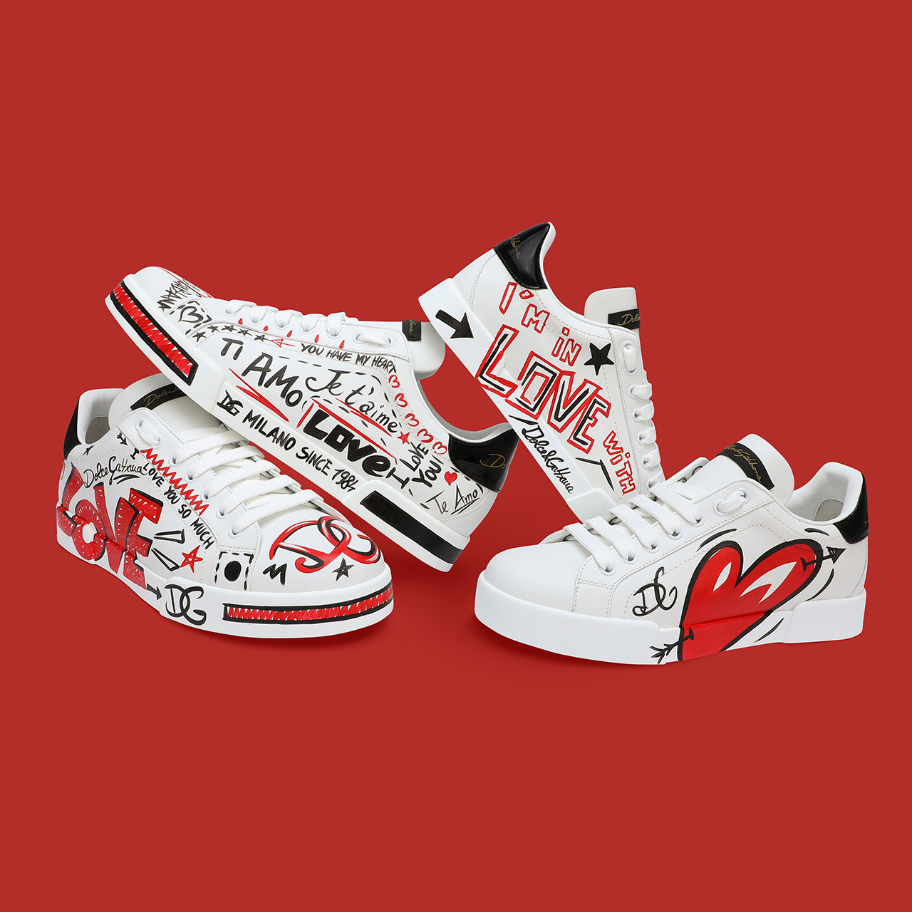 Dolce and clearance gabbana love sneakers