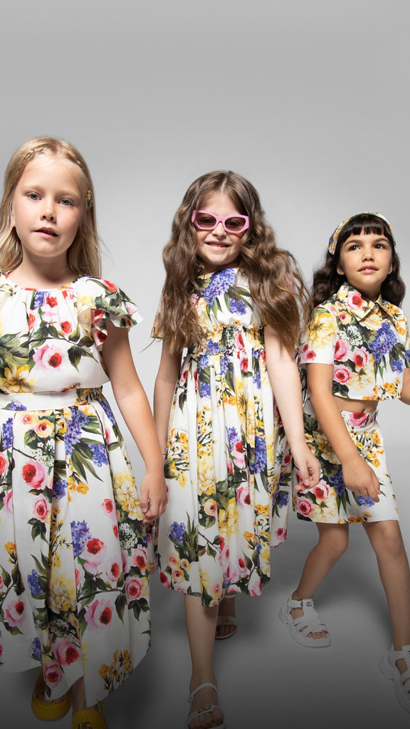 Designer Kids Clothes: Jungle Print for Girls by Dolce & Gabbana